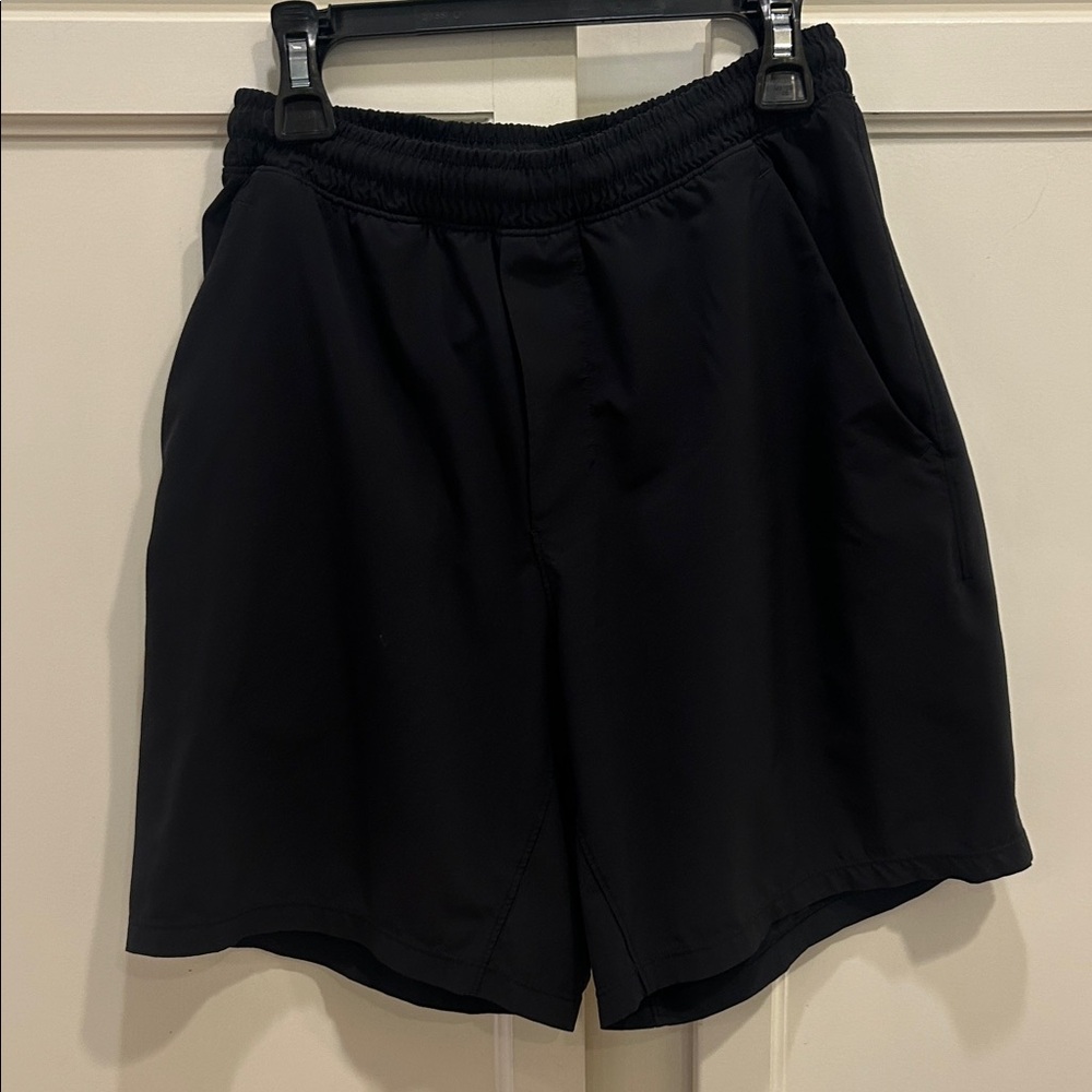 Men's Black Lululemon Pace Breaker Linerless Short 7”